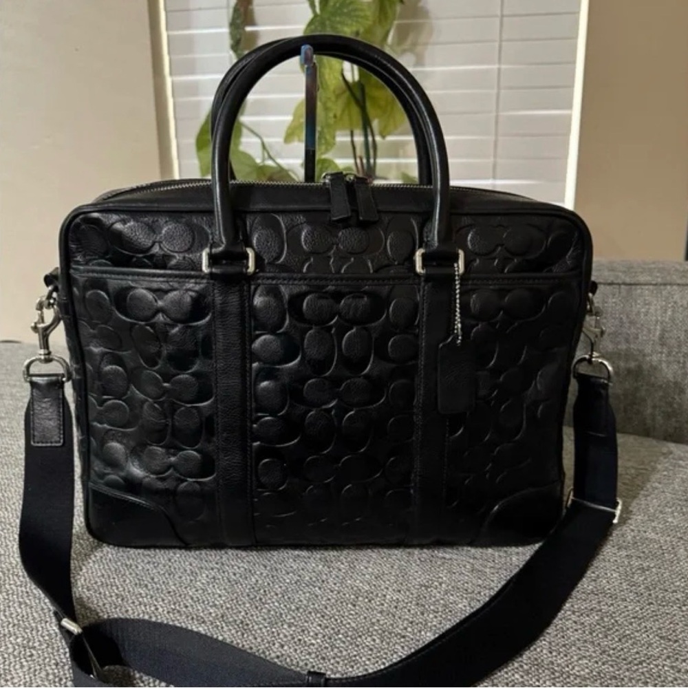 Coach Metropolitan Brief In Signature Sport Calf Leather